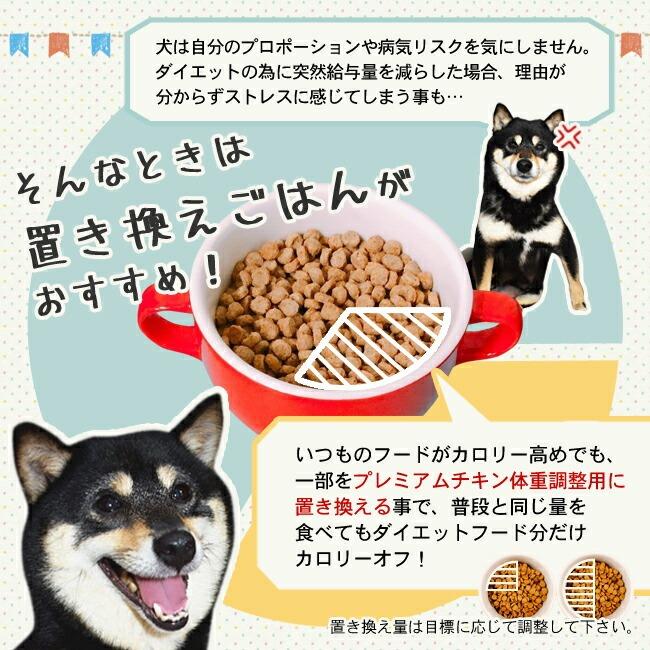 ネイティブドッグ ドッグフード プレミアムチキン 体重調整用 18kg