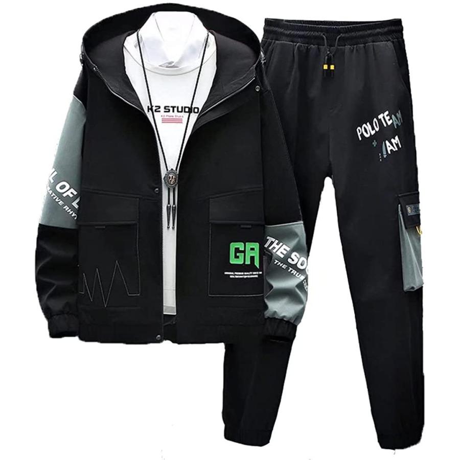 経典ブランド メンズ ジャージ 上下 ファッション ブ 部屋着 フード付き 春秋冬 パーカー ランニングウェア スポーツウェア トレーニングウェア セット フード付 その他 Moonbreaking Com