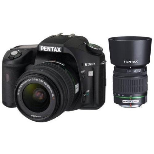 日本最大級 PENTAX ダブルズームキット K200D デジタル一眼レフカメラ デジタル一眼レフカメラ