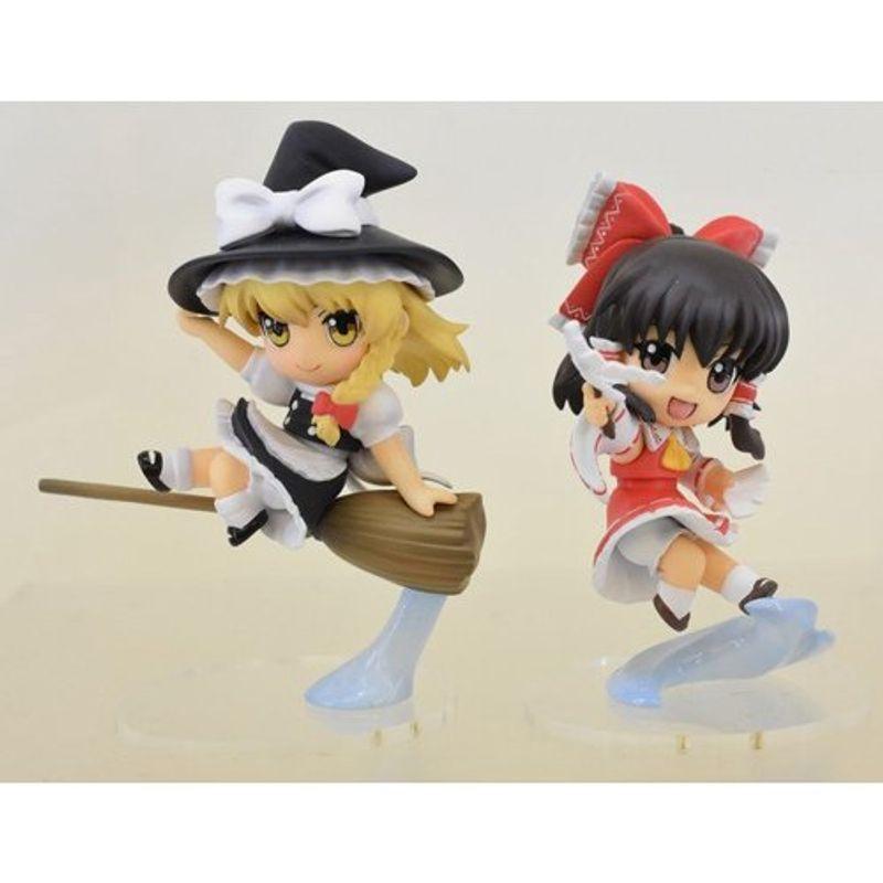 その他 東方project Mdf ミニディスプレイフィギュア 全2種セット 霧雨魔理沙 博麗霊夢 高さ約8cm セガ