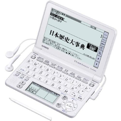 CASIO Ex-word 電子辞書 XD-GF6550WE ホワイト 音声対応 130コンテンツ収録 多辞(中古品)