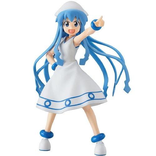 figma 5種 ハルヒ・長門・イカ娘・こなた・かがみセット figma 侵略 イカ娘! イカ娘 全高:約120mm 可動フィギュア(中古品