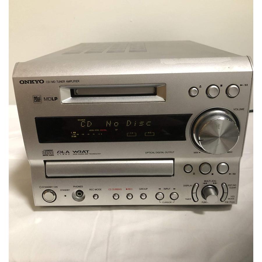 ONKYO CD/MDチューナーアンプ FR-7GX スピーカー付コンポ中古品 ONKYO オンキョー FR-7GX CD/MDチューナーアンプ MDLP(中古品) : 夏目