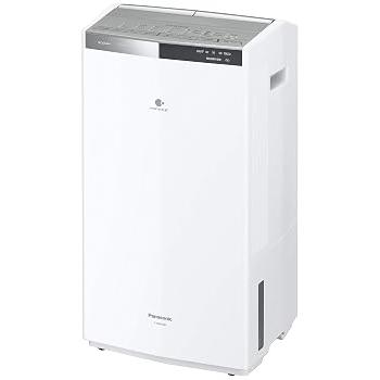 パナソニック 衣類乾燥除湿機 ナノイーX搭載 ハイブリッド方式 ~43畳 プラチナシ(中古品)