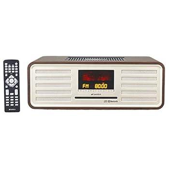 サンスイ CDステレオ(一体型) SMSシリ―ズ ウッド SMS-850BT(中古品