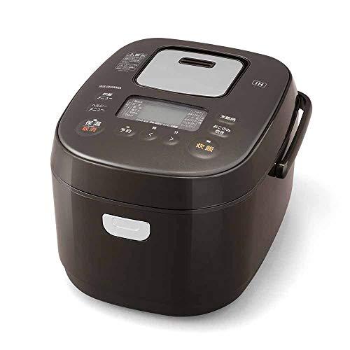 アイリスオーヤマ IHジャー炊飯器 炊飯ジャー 銘柄炊き 5.5合 KRC-IK50-T ブラウ(中古品)