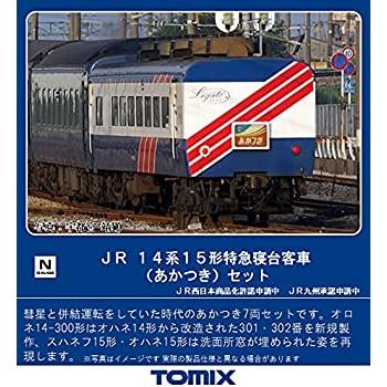 週末値下げ　【非売品】UNION TEAMFORCE Mサイズ TOMIX Nゲージ JR 14系15形 特急寝台客車 あかつき セット 98753 鉄道