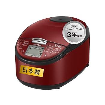 未使用 未開封 日立 IHジャー炊飯器 RZ-H10EJR 5.5合炊き HITACHI 炊飯器 5.5合 圧力IH RZ-H10EJ R メタリックレッド 日本製 黒