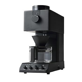 ツインバード コーヒーメーカー 全自動 ミル付き 豆から 3杯用 臼式 蒸らし 湯温(中古:未使用・未開封)