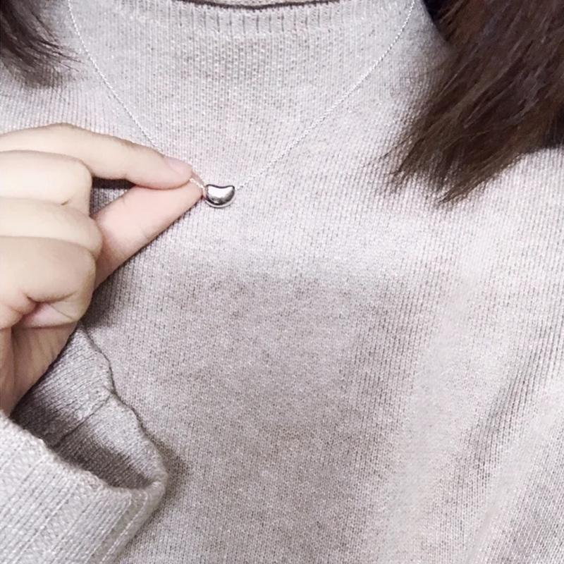 【最終】 最安値挑戦中 ティファニー Tiffany & Co. ネックレス レディース シルバー Bean 可愛い ペンダント シルバー プレゼント 綺麗 誕生日 祝い 新品 記念日 【G1937132954】(10900円)