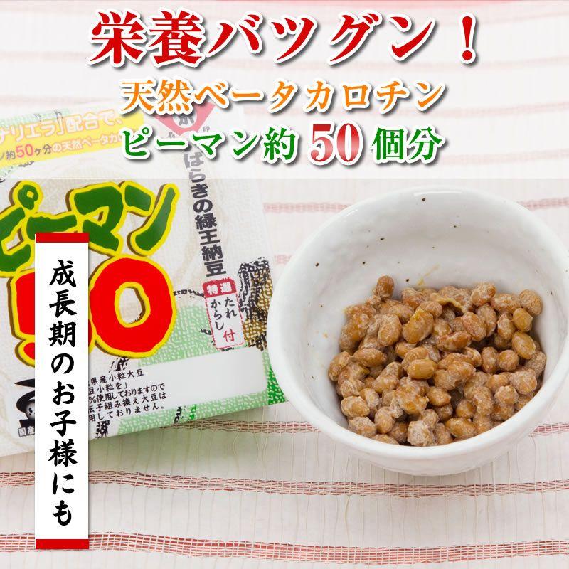 納豆 たれ 納豆菌 お取り寄せ 水戸納豆 ピーマン50 50g 2パック
