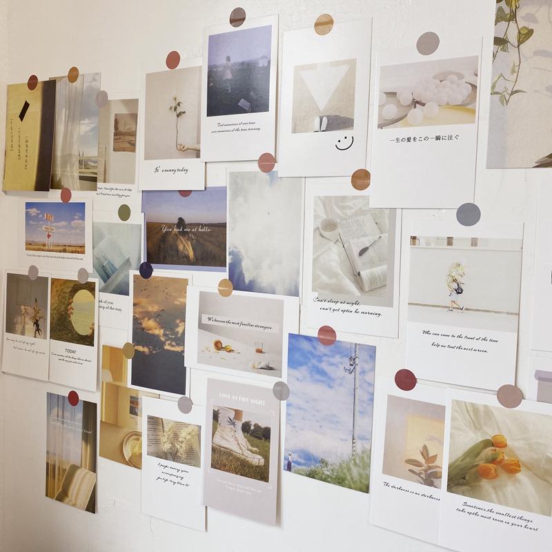ポストカード イラスト 30枚セット ステッカー付 おしゃれな韓国スタイル デザイン インテリア 写真 カード はがき 壁飾り Item 0027 Natty Company 通販 Yahoo ショッピング