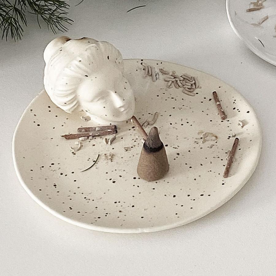 お香立て おしゃれ 陶器 お香たて アート かわいい 可愛い ユニーク 香