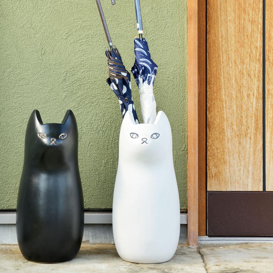 傘立て 傘入れ 傘立 陶器 アンブレラスタンド 猫 ネコ ねこ かさたて