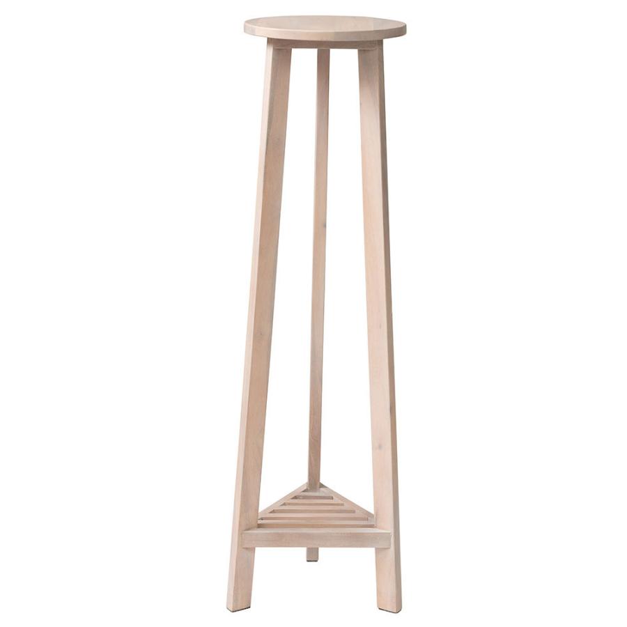 プランタースタンド フラワースタンド 木目 高さ90cm 径25cm Lサイズ