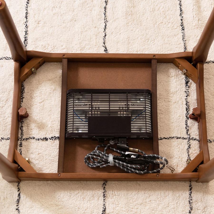 こたつ 継ぎ脚付き 2WAYコタツ 継脚 伸縮 デスク こたつテーブル ロー