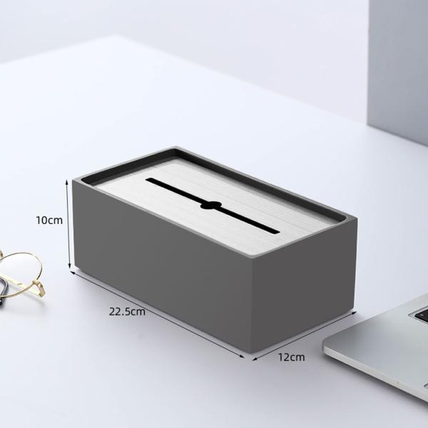 新品 ティッシュケースGRAY BBH インテリア 小物 雑貨 GIOCRAFT（ジオクラフト）ティッシュケース | LIVING MOTIF｜家具