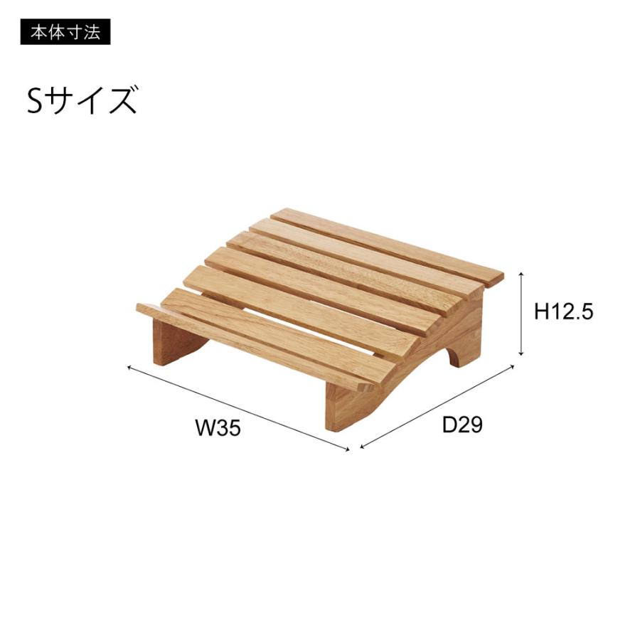 フットレスト 足置き 足置き台 足まくら 足枕 デスクワーク リモートワーク テレワーク 在宅 在宅ワーク オフィス 書斎 学習机 パソコンデスク 天然木 木製｜nattyandco｜11