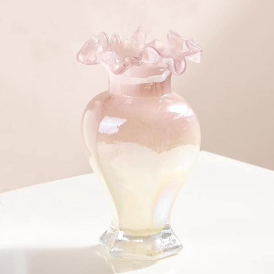 Natty＆Company 花瓶 花びん フラワーベース ガラス 生花 ドライ
