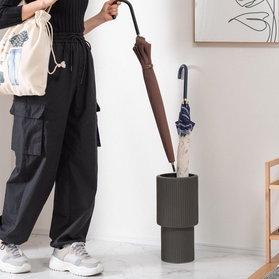 傘立て 傘入れ 花瓶 フラワーベース アンブレラスタンド 陶器