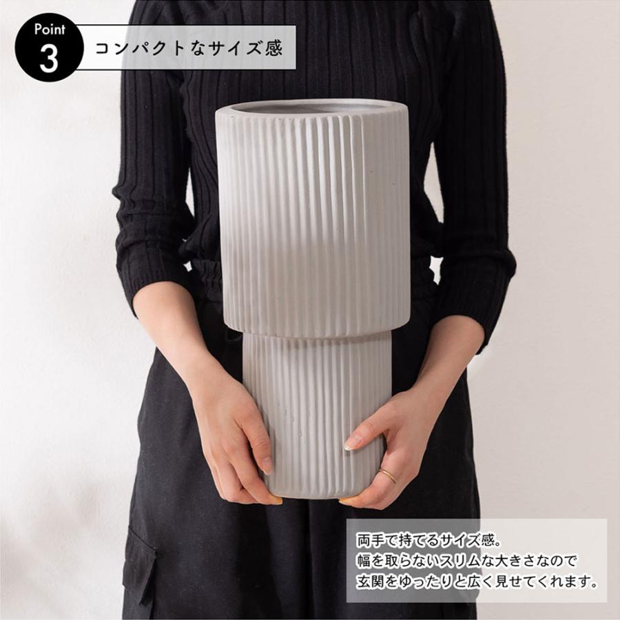 傘立て 傘入れ 花瓶 フラワーベース アンブレラスタンド 陶器