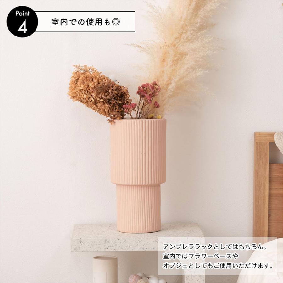 傘立て 傘入れ 花瓶 フラワーベース アンブレラスタンド 陶器