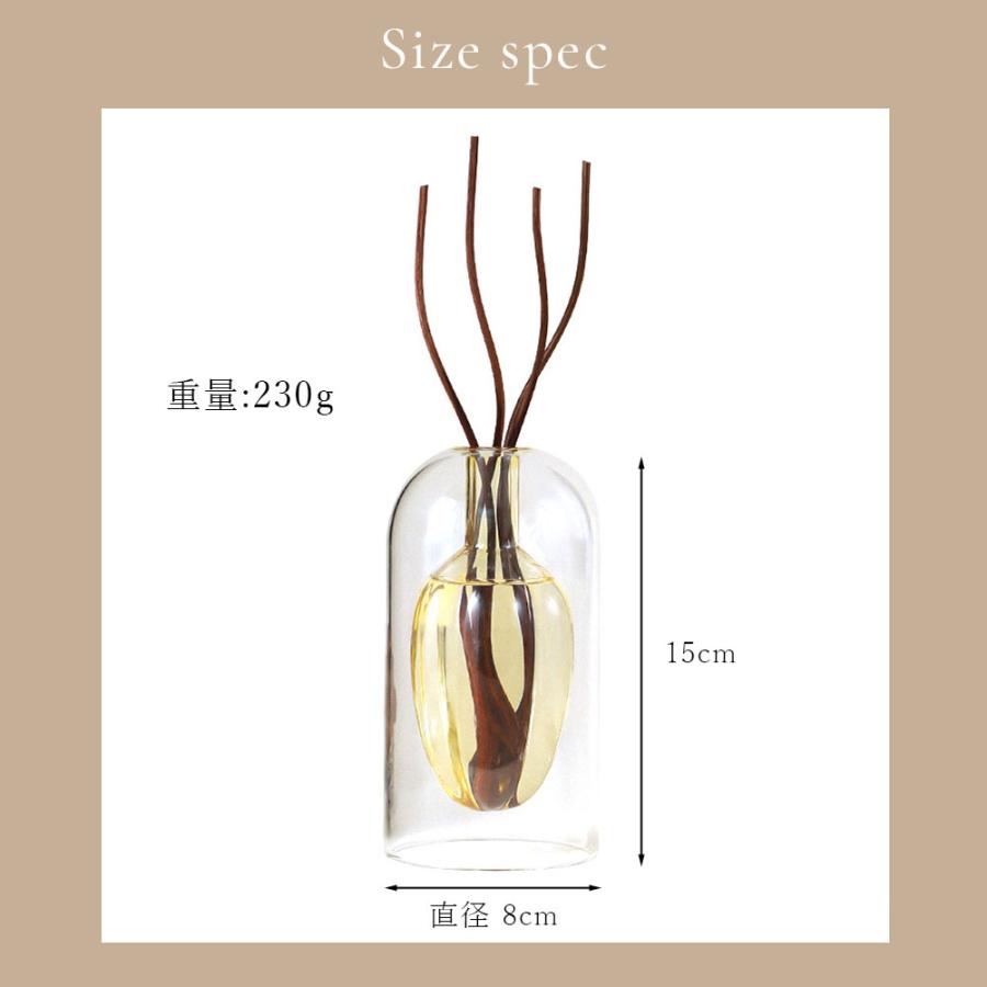 Natty＆Company ディフューザー 容器 のみ リードスティック付き