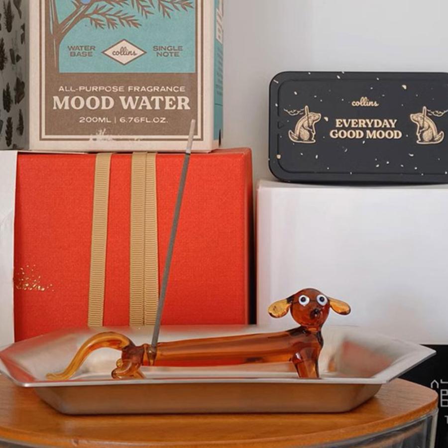 お香立て ガラス インセンスホルダー スティックホルダー お香たて