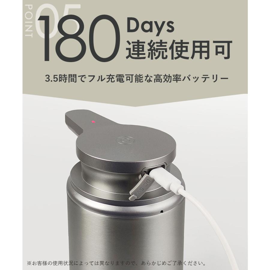 ソープディスペンサー 自動 ステンレス 円錐台型 Natty&Co公式 泡