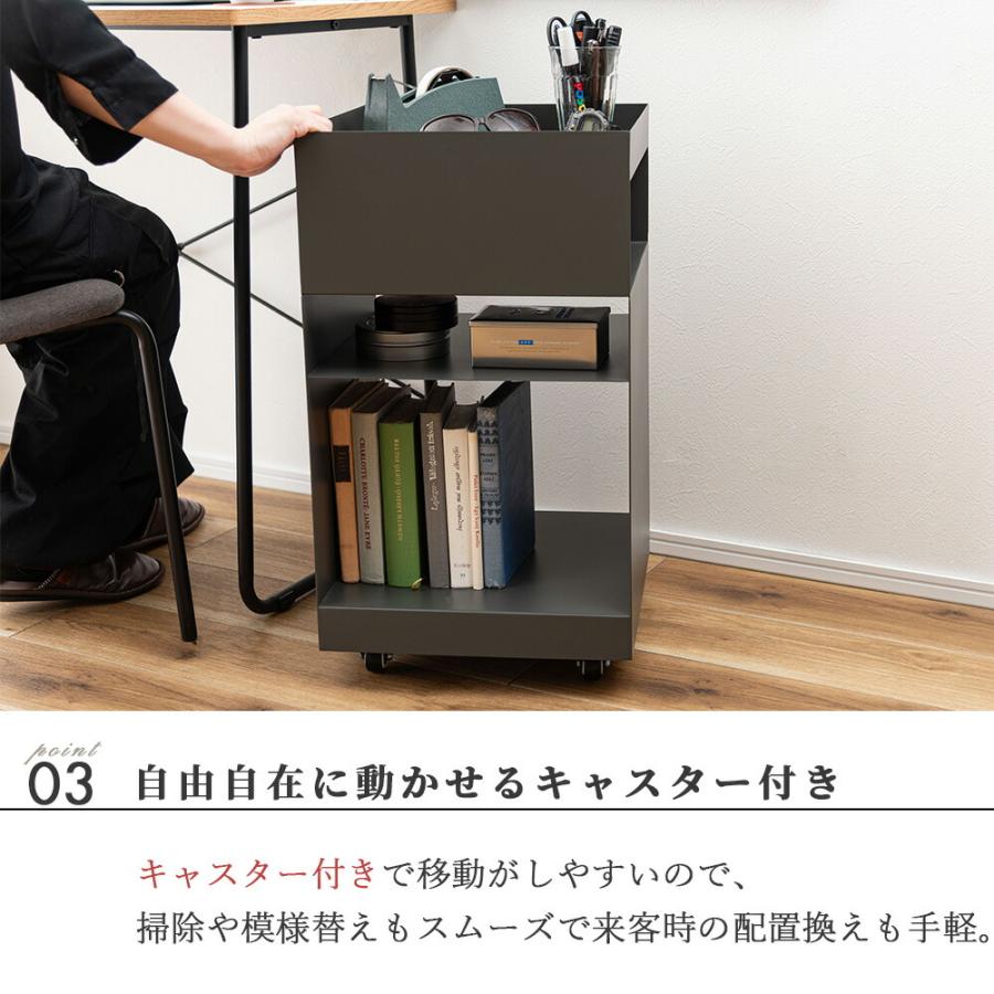 サイドテーブル ワゴン テーブルワゴン サイドワゴン キャスター付き