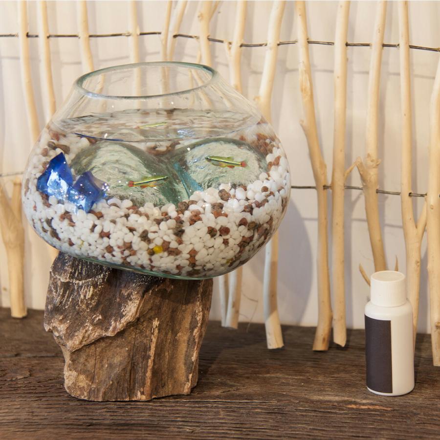 ガラスオブジェ 流木 花瓶 水槽 ガラス インテリア オブジェ 置物