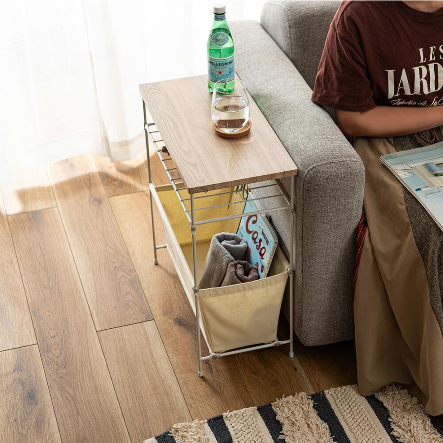 HICKORY CHAIR サイドテーブル テーブル シンプル おしゃれ インテリア レトロ 収納 サイドテーブル テーブル 収納付き 3段 棚 ラック 収納棚 小物置き