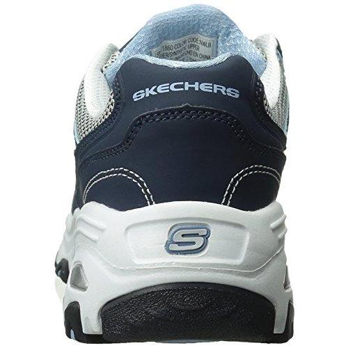 スケッチャーズ　SKECHERS　レディース　D'Lites　レースアップ　スニーカー　メモリーフォーム　US　サイズ:　5.5　X-Wide