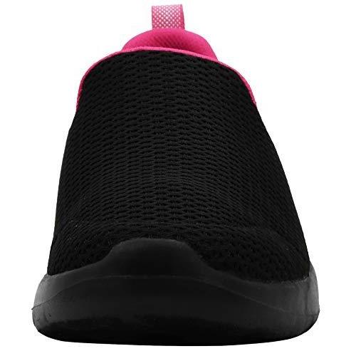 スケッチャーズ　SKECHERS　Women's　Go　Walk　Joy　W　Black　Pink　Sneaker　6.5　Hot　US