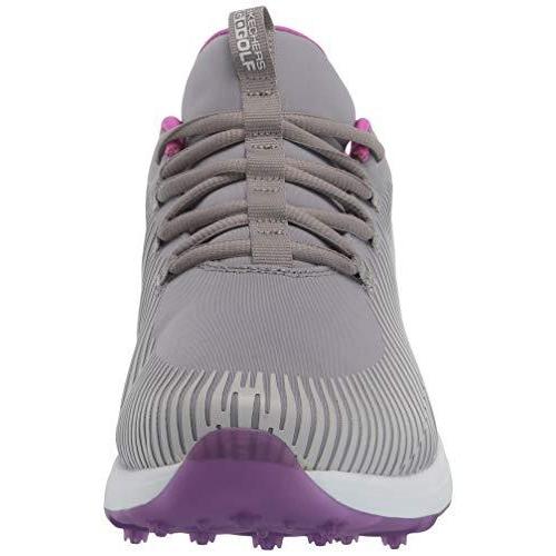 スケッチャーズ　SKECHERS　womens　Max　Swing,　Gray　US　Golf　Purple　6.5　Shoe,