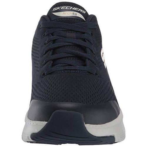 スケッチャーズ　SKECHERS　Men's　4E　US　Oxford,　Arch　Fit　Navy,　12