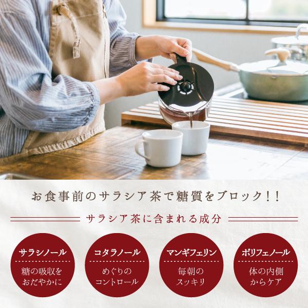 サラシア茶 3g×50包 ノンカフェイン 健康茶 送料無料 ティーバッグ ティーパック さらしあ茶 メール便｜natuhouse｜03