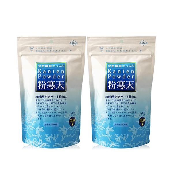 【 訳あり アウトレット 数量限定 】 朝日 粉寒天 200g 2袋セット寒天 粉末寒天 寒天粉 粉末 無添加 食物繊維（Yahoo!・自然の恵み ナチュランド）