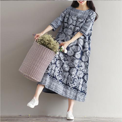 夏P祭SALE エスニック ファッション ワンピース レディース 20代 30代 40代 50代 女性 夏服 秋 春 エスニック柄ワンピース