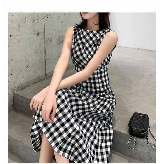 超p祭sale ワンピース レディース ファッション 40代 30代 50代 スカート ギンガムチェックワンピース ノースリーブ ゆったりウエスト エレガント Oph005 ナチュリリア 通販 Yahoo ショッピング