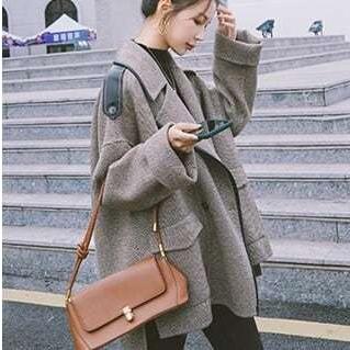 お気に入り パイピングコート Pコート オーバーサイズ アウター パイピングウールコート 秋 冬 女性 50代 40代 30代 代 ファッション レディース ピーコート チェスターコート サイズ L Demolition Training