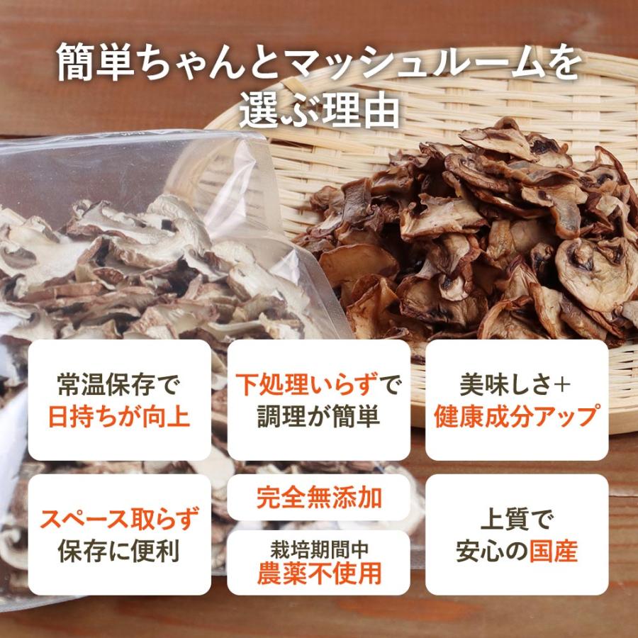 マッシュルーム 乾燥 40g 国産 生マッシュルーム45〜50個分 ドライ