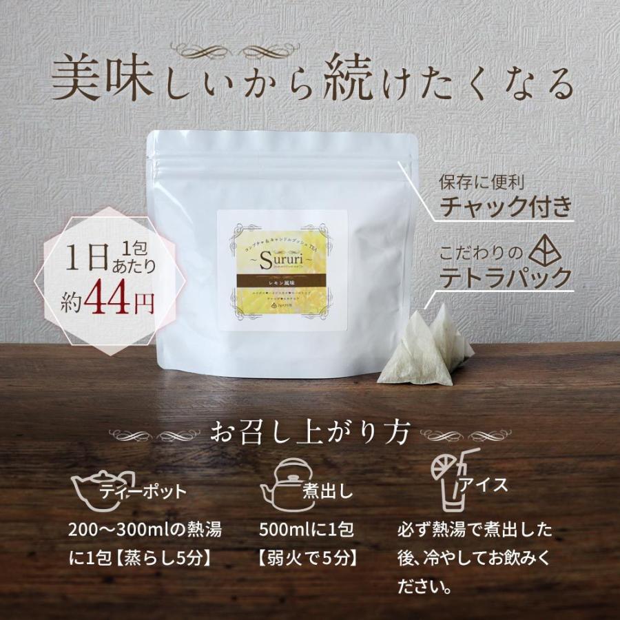 コンブチャ コンブチャクレンズ キャンドルブッシュ お茶 選べる 和漢 風味 レモン 風味 25包 こんぶちゃ ハトムギ ルイボスティー ローズヒップ｜natumart｜11