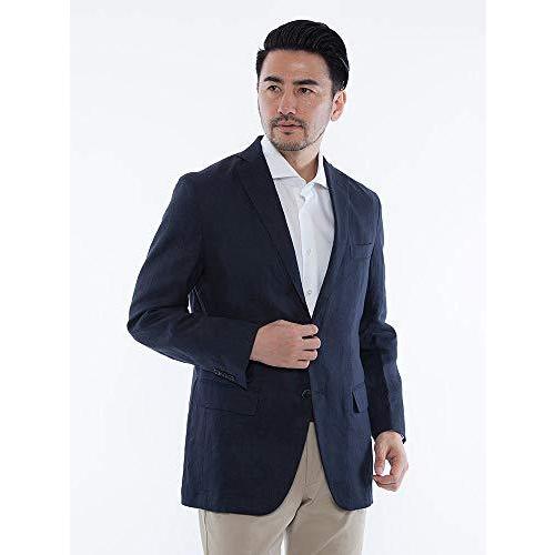 大勧め メンズ サマージャケット テーラードジャケット 100 麻 Homme A D Homme ドムアオム 春 ネイビー M 夏 パーカー Www Makehomeeasier Pl