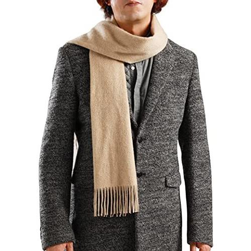 カシミヤ 100 マフラー 無地 メンズ スカーフ 男性 ストール クリスマス ギフト 通勤用 秋 冬 プレゼント ベージュ ギフト クリスマス ストール Ilgaimportadora Com