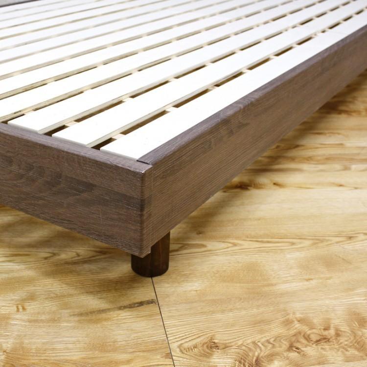 ダブルベッド フレーム すのこ ベッド LEDライト仕様 宮 脚付 ２口 コンセント付 スタイリッシュ ダブル インテリア 家具 ※ベッドフレーム単品 