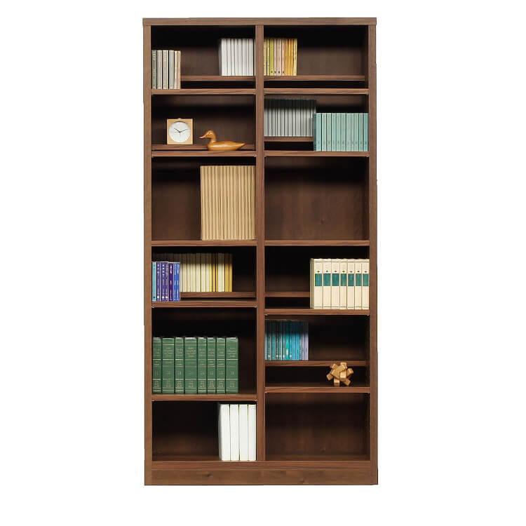 木製 ラック オープンラック 本棚 書棚 幅90cm ハイタイプ 奥行29cm 可動式棚 シンプル 本 書類 飾り棚 収納 棚 インテリア 家具_4