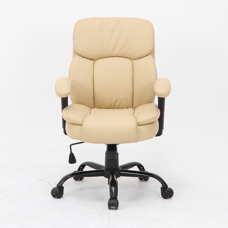 レザーチェア プレジデント 肘跳ね上げ式