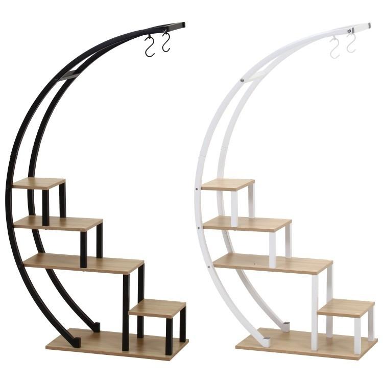 アーチ型 ディスプレイラック 半円 幅58cm オープン ラック プランター