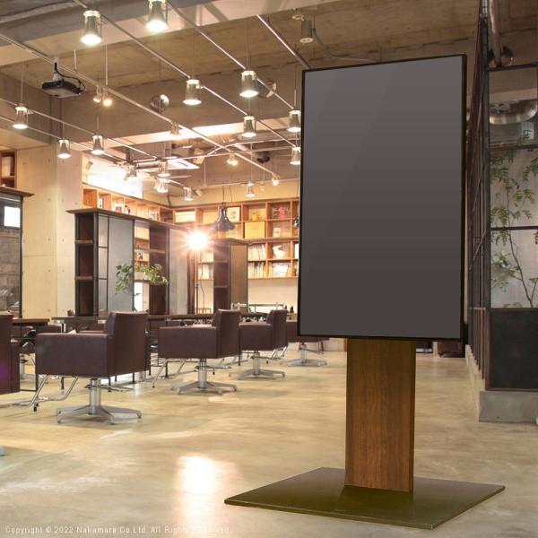 テレビ台 テレビスタンド PRO ベース 32~80v対応 ハイタイプ 自立型テレビ台 TVスタンド コード収納 デジタルサイネージ対応 大型テレビ 送料無料_4